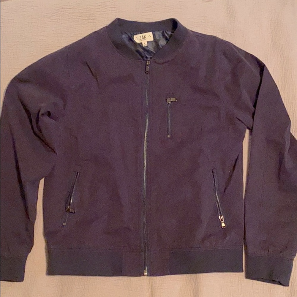 Z.A.K LOS ANGELES Big Boy Navy blue Bomber Jacket